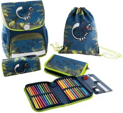 EBERHARD FABER Kit cartable EFAlino Dinosaure, 4 pièces