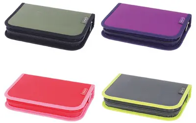 herlitz Etui scolaire, 25 pièces, couleurs assorties