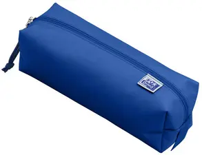 Oxford Trousse, polyester, rectangulaire, grand, bleu