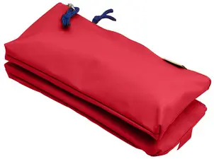 Oxford Trousse à deux compartiments, polyester, rouge