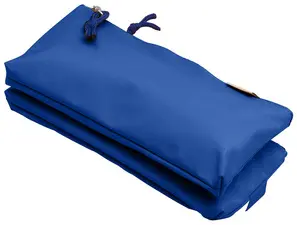 Oxford Trousse à deux compartiments, polyester, bleu