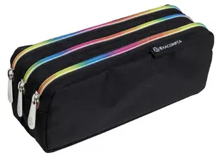 EXACOMPTA Trousse Rainbow, polyester, 3 compartiments