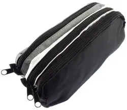 kangaro Trousse, 3 compartiments, gris/blanc/noir