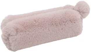 WEDO Trousse "FLUFFY", en peluche, rose