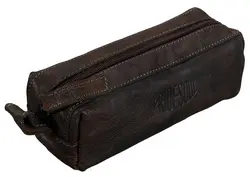 PRIDE&SOUL Trousse, cuir, marron foncé