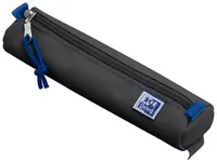 Oxford Trousse, polyester, rond, petit, noir