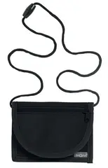 PAGNA Pochette tour de cou, nylon, noir