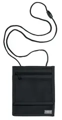 PAGNA Pochette tour de cou XL, nylon, noir