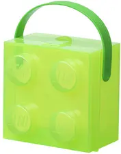 LEGO Boîte à goûter avec poignée, vert translucide