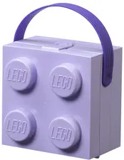 LEGO Boîte à goûter avec poignée, lavande