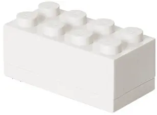 LEGO Boîte à snack MINI BOX 8, 110 ml, blanc