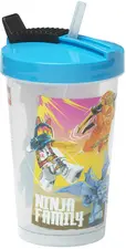 LEGO Gobelet avec paille NINJAGO, 0,5 litre