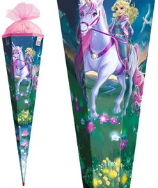 ROTH Motiv-Schultüte "Magische Einhornreiterin", 850 mm
