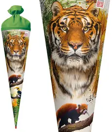 ROTH Schultüte "Tiger", rund, 700 mm