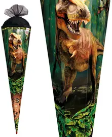 ROTH Schultüte "T-Rex Welt", eckig, 850 mm, mit Effekt