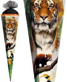 ROTH Schultüte "Tiger", eckig, 850 mm
