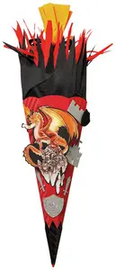 ROTH Schultüten-Bastelset "Feuerdrache", 680 mm