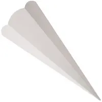 folia Schultüten-Zuschnitt, 6-eckig, 680 mm, grau