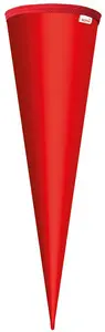 ROTH Schultüten-Rohling ohne Verschluss, 700 mm, rot