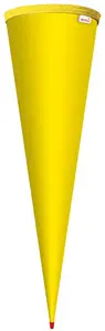 ROTH Schultüten-Rohling ohne Verschluss, 700 mm, gelb
