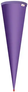 ROTH Schultüten-Rohling ohne Verschluss, 700 mm, lila