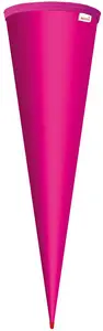 ROTH Schultüten-Rohling ohne Verschluss, 700 mm, pink