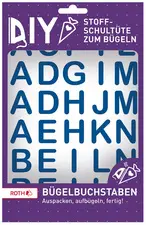 ROTH Bügelbuchstaben für DIY-Stoffschultüte, blau