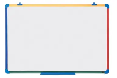 Bi-Office Tableau mural blanc pour enfants Schoolmate