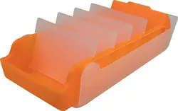 helit Boîte à fiches éducatives "the beebox" A8, orange