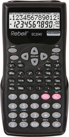 Rebell Calculatrice scolaire SC2040, noir