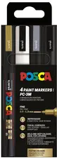 POSCA Marqueur à pigment PC-3M, étui de 4, assorti