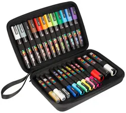 POSCA Marqueur à pigment, mallette de 24 pièces