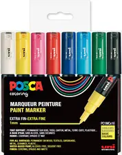 POSCA Marqueur à pigment PC-1MC, étui de 16