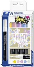 STAEDTLER Marqueur acrylique paint marker Lumocolor PASTEL