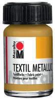 Marabu Peinture pour tissu "Textil Metallic", 15 ml, or