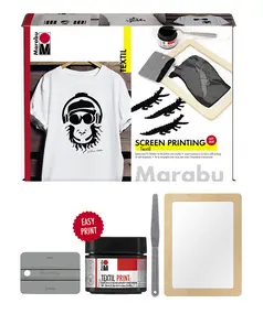 Marabu  Kit de transfert sur tissu "Textil Screen Printing