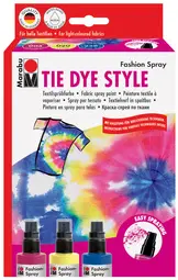 Marabu peinture textile à vaporiser "Fashion-Spray", Set TIE