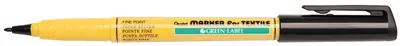 Pentel Marqueur pour tissus GREEN-LABEL NM10, noir