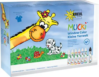KREUL Window Color Pen "MUCKI", kit de 7