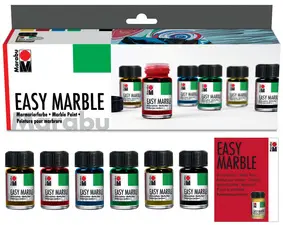 Marabu Peinture à marbrer "Easy Marble", kit de démarrage