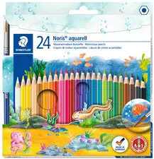 STAEDTLER Crayon aquarelle Noris, étui carton de 24