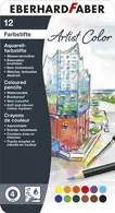 EBERHARD FABER Crayon aquarellable Artist Color, étui de 12