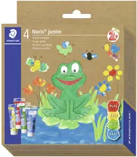 STAEDTLER Peinture aux doigts Noris junior, étui carton de 4