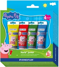 STAEDTLER Peinture aux doigts Noris junior Peppa, étui de 4