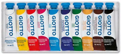 GIOTTO Gouache en tube Extra Fine, étui de 10