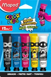 Maped Gouache COLOR'PEPS, dans tube, blister de 5