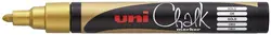 uni-ball Marqueur craie Chalk marker PWE5M, or