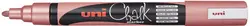 uni-ball Marqueur craie Chalk marker PWE5M, rouge métallique