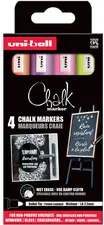 uni-ball Marqueur craie Chalk marker PWE5M/4 PF, étui de 4