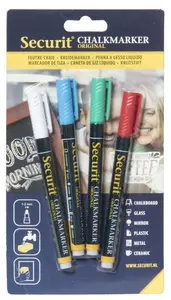 Securit Feutre-craie ORIGINAL SMALL, set de 4